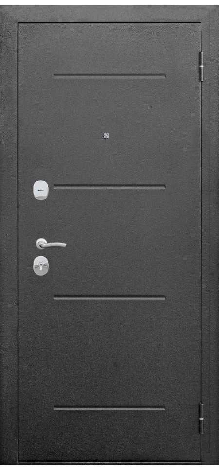 металлическая входная дверь Гарда Серебро 7,5 см