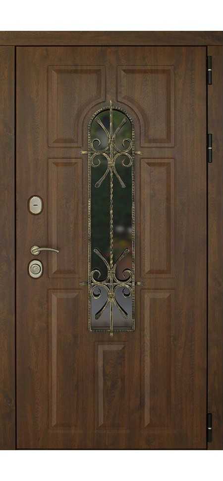 Входная дверь Лион Темный орех